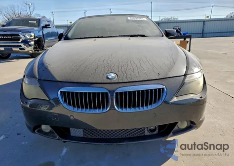 2006 BMW 650 I из США, поврежденный, VIN WBAEK134X6CN79104